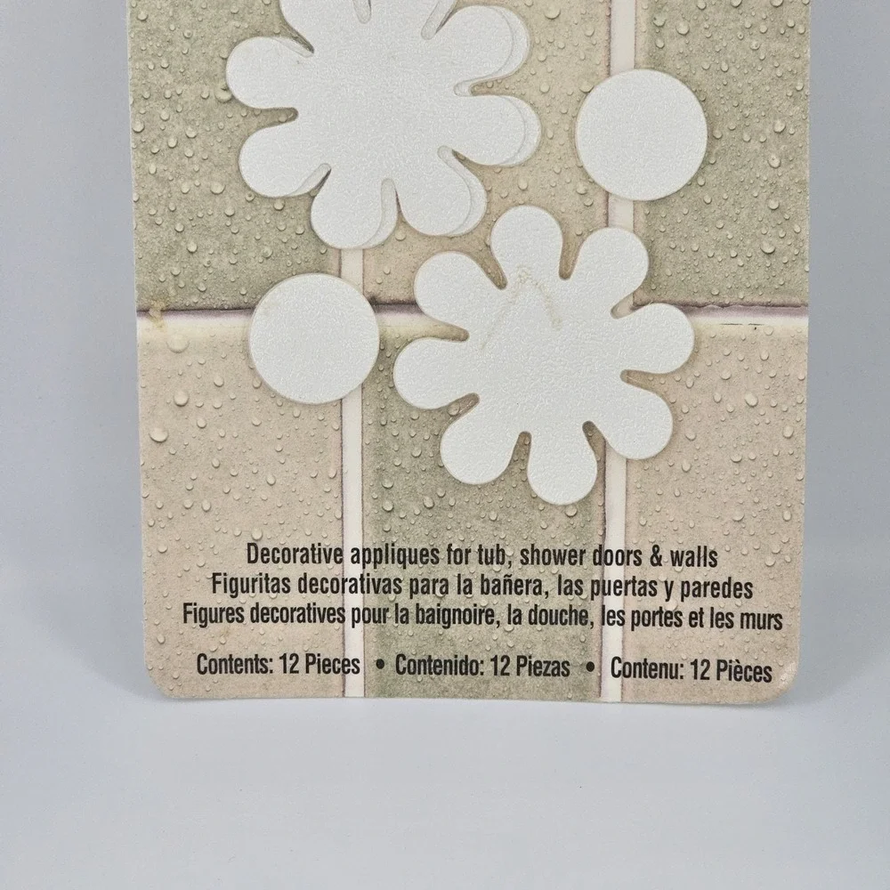 Vintage Compac‎ Safe • T• Shapes Daisy Flowers Bath Tub Wall Decor Appliques USA